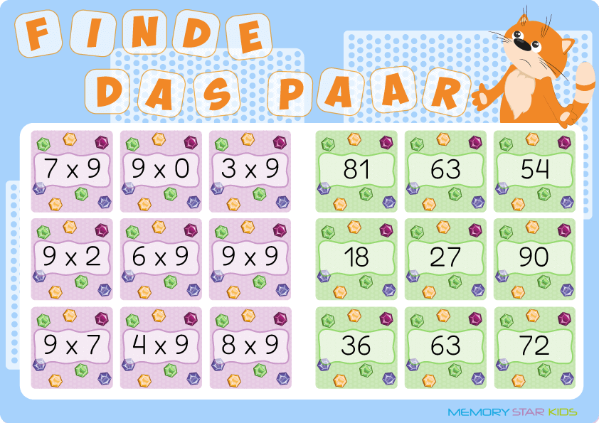 Spiel Finde das Paar